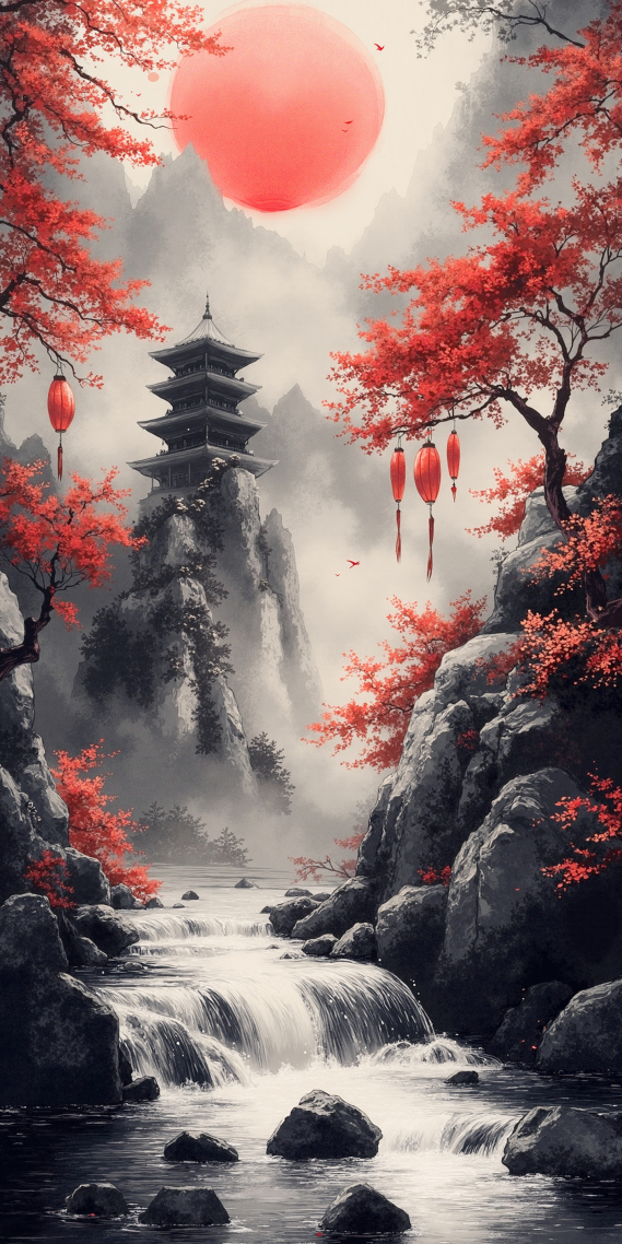 山石場景