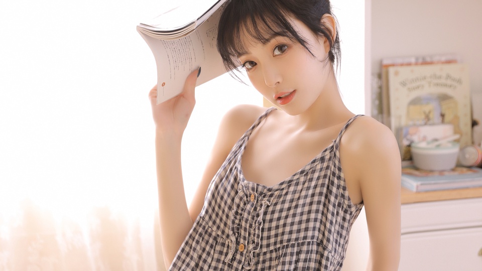 吊帶裙美女 性感 寫真圖片桌面壁紙壁紙【4】