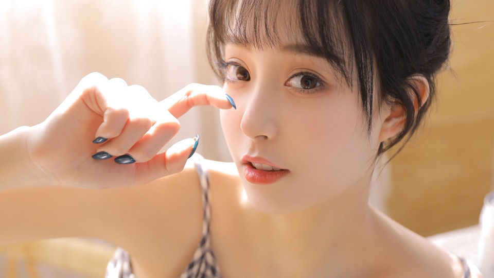 吊帶裙美女 性感 寫真圖片桌面壁紙壁紙【4】